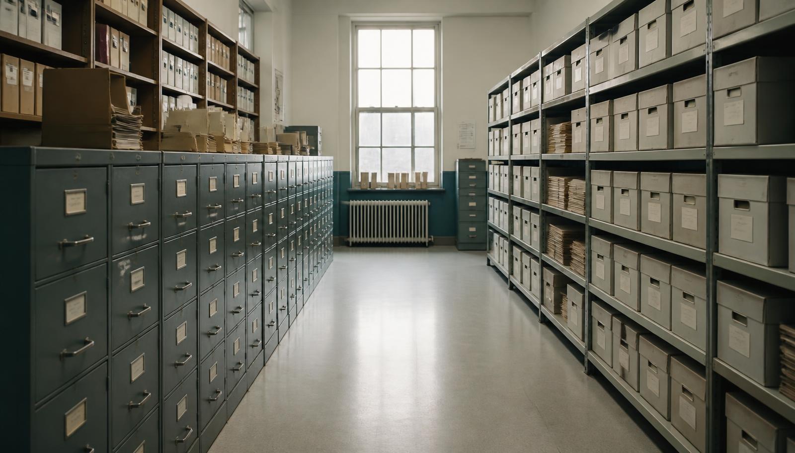 Institutional records storage